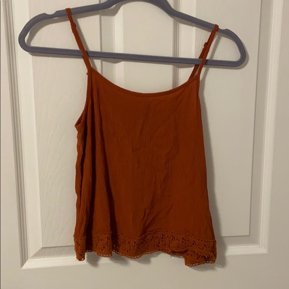 strapped tank top